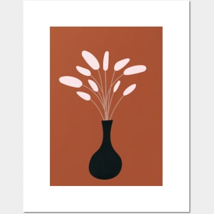 Terracotta, Earth Tones, Wall Decor, Pottery Plant 2 Posters and Art